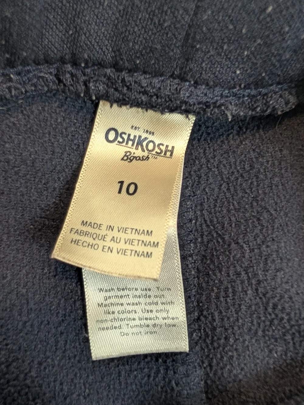 OshKosh B'gosh Black Jogger Pants with Pink Accents